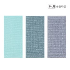 송월타올 킹버블 샤워타월 버블 샤워타월 33cm x 100cm, 그레이, 1개, 3매