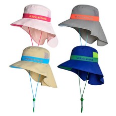 Victoria&Friends 孩童拼色遮陽帽