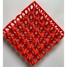 플라스틱 계란판 트레이 PE 달걀 보관함 수납 충격 방지 상업용 선반 케이스, 1개