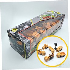 움직이는 관절 작업 차량 모형 완구 세트 굴삭기 덤프트럭 포크레인 건설 현장, 1개, 상세페이지 참조