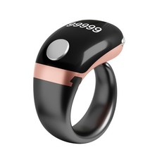 기도 추적 마음챙김 통계와 호환되는 고급 디지털 집계 링 카운터, Rose Gold