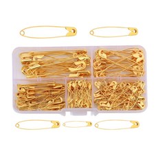 프리클라 다용도 옷핀세트 150개, 1개, 골드