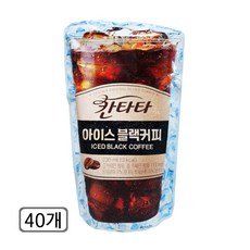 칸타타 아이스 파우치 블랙커피, 190ml, 40개