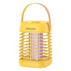 約翰家庭百貨 電擊式滅蚊燈 360環形電擊 靜音捕蚊燈 光波誘蚊燈 光觸媒捕蚊燈 驅蚊器 臥室捕蚊燈, 黃