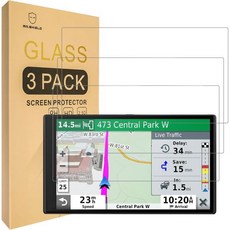 가민 드라이브스마트 61 65 71 76 강화 유리 3-PACK 9H 경도의 일본 유리와 호환되는 Mr.Shield 스크린 프로텍터, 가민 드라이브스마트 61 65 71 76 강화 유리 3