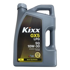 KIXX GX5 LPG 10W30 4L 엔진오일, 10W-30, 1개, KIXX GX5 LPG 10W30_4L