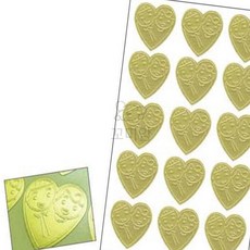 청첩장 견출지 4매 스마일 25x28 1개입 청첩장봉투 청첩장봉투스티커