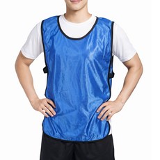 성인 축구 풋살 팀조끼 체육대회 조끼 블루