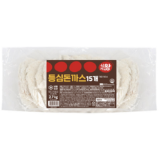 식자재왕 순살 등심돈까스, 2개, 2.7kg