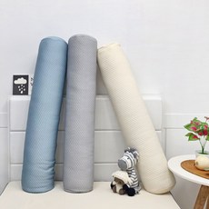 베드앤데코 쿨터치 냉감 트리플 스틱 캔디쿠션커버, 바닐라