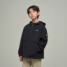 내셔널지오그래픽 키즈 K243UJP940 판테라 우븐 트레이닝 점퍼 CARBONBLACK 363654