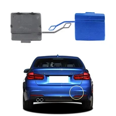 후방 범퍼 견인 후크 캡 아이 커버 BMW 3 시리즈 F30 M-스포츠 2013-2018 320i 330e 51128056615 자동차, 01 China Mainland, 03 Blue Passenger