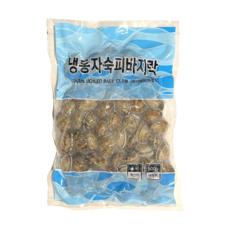 냉동 자숙 피바지락 500g 해감 손질 바지락술찜 탕 봉골레 파스타, 1개