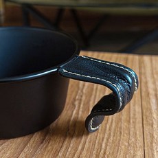 캠핑 시에라컵 소가죽 손잡이 커버 1P 캠핑컵 핸들 시에라컵손잡이커버 캠핑컵손잡이커버, 브라운