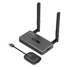 易控王 USB螢幕無線傳輸器 投屏器 50M遠距離 HDMI VGA 1080P 5G, 1個, 40-185