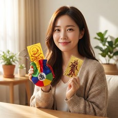 조은마켓 재물운 패키지 행운 돈벼락비법 금전운 소원성취 복주머니 3종세트, 1개, 부적