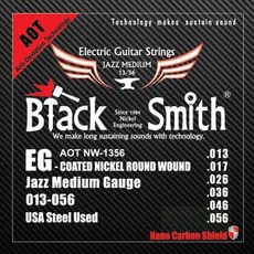 BlackSmith ANW1252 電吉他弦 奈米碳纖維 AOT 薄包膜 韓國品牌, 1個, ANW-1356