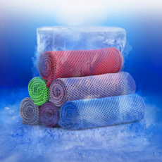 아이스 스포츠 쿨타올 쿨타월 스포츠타올 냉감 습식 헬스장 등산 운동용 땀수건 운동수건 등산수건, 1개, 그래이