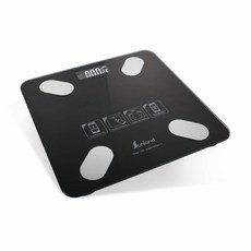 智能藍牙體重計 可測量體脂 紀錄8人資訊, 1個, 黑色,一個(店到店限兩個)