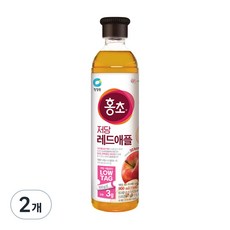 홍초 레드애플 저당, 900ml, 2개