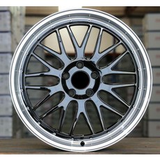 달과6펜스 BBS LM RS 호환 골프 휠 허브 센터 커버, 19x8.5J, LM 블랙, 1개