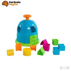 FatBrain 轉轉形狀工廠 旋轉式積木，啟發空間想像力，安全無毒材質，培養手眼協調，親子互動玩具, 1個
