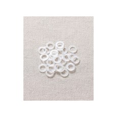 퀼트스타 아일렛용 안전플레이트(와샤)_3호&5호 겸용, 반투명, 30개