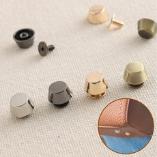 핸드백부자재 가죽금속장식 가방발 소꼬발 속고발 가방부자재 가방받침 가방찡 징장식 스터드 가방받침대 가방부속 가시메 리벳 징 다리찡 2개묶음