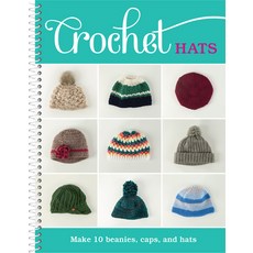 (영문도서) Crochet Hats: Make 10 Beanies Caps and Hats Spiral, Publications International,..., English, 9781639387861