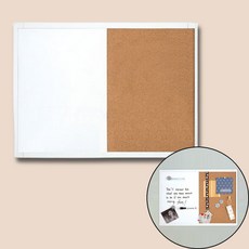 새나로 세로형 콤보 프레임 메모 코르크 보드 코르크판