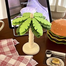 onyou 인테리어 테이블 주방 식탁 커피컵 냄비받침 컵받침, 1개, 코코넛트리 1개