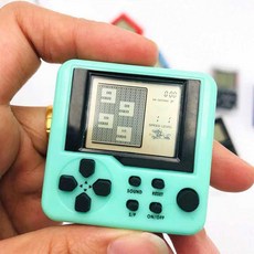 Thumby 그레이 소형 게임 미니어처 콘솔 키체인, 라이트그린, 기본 색상