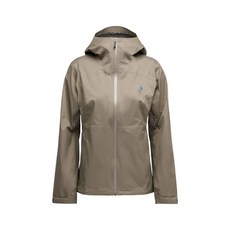 Black Diamond 女款 FINELINE STRETCH SHELL 彈性透氣戶外運動外套, 1個, Walnut,M, 270g