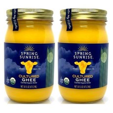 스프링 선라이즈 컬처드 정제 기버터, 2개, 473ml