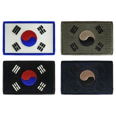 어택존 프리미엄 엠보 자수 태극기 기술특허 출원 벨크로 칼라 위장 군인 로카 ROKA