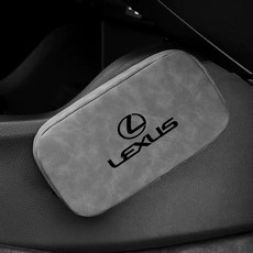 운전석 다리쿠션 무릎패드 장거리 받침대 (블랙) 찍찍이 단품 무릎쿠션, 1개, I. 렉서스 그레이
