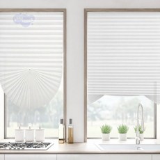 굳초이스 부착형 셀프 암막 블라인드 화이트 90x240cm