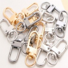 두두쇼핑몰샵 DIY D링 키고리 10p 핸드메이드 교체용 보강용, 실버