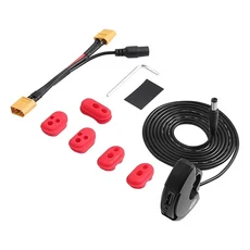 나인봇 맥스 G30 전동 스쿠터용 USB 신형 고속 충전기 XT60U-F 방수 소켓 타입 C 휴대폰 브래킷 전원 어댑, 01 1set