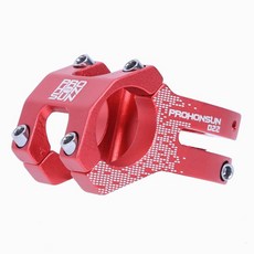 碳客TANKE山地自行單車炫彩短把立管龍頭鋁閤金超輕速降騎行通用, 1個, 紅色