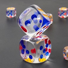 컴팩트 테이블게임용품 다이스 산수교육기구 깔끔 28mm ori+289Sx