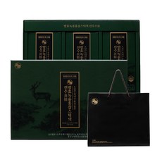 진웰스 발효녹용홍삼스틱의 진수 + 쇼핑백세트 30포(1박스) 360g 1개, 12g, 30개