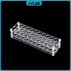 테스트 튜브 랙 직사각형 투명 플렉시 유리 테스트 튜브 스탠드 16mm x 30 홀 유기 유리 칵테일 프레임