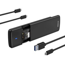 MOKiN M.2 NVMe SATA SSD 인클로저 리더 툴 프리 NVMe PCIe SSD to USB C 어댑터 리더 케이스, MOKiN M.2 NVMe SATA SSD 인클로저 리