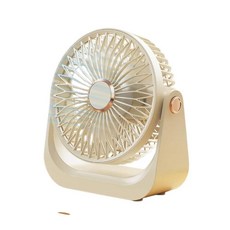 데스크탑 팬 조용 시원함 휴대용 USB 벽걸이 데스크탑에 홀을 뚫을 필요 없음, default, [01] Apricot charging, 1개