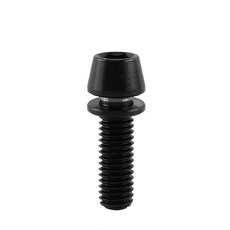1PC M6X16 20MM 테이퍼 와셔 원뿔형 합금 경량 볼트 바이크 육각 로드 나사 티타늄, Bla M6x16