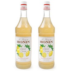 모닌 레몬 시럽, 1L, 2개