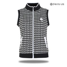 PrimaGolf 여성 별 배색 골프조끼 AVF3PG6030