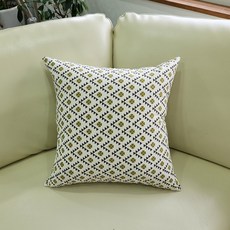 쭈앙 쿠션커버 35x35 50x50 옥스포드 순면 소파쿠션 의자쿠션 커버 안감있음 국내생산, 크로바