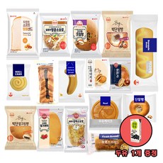 기린빵 롯데빵 삼립빵 부성식품 수제빵 랜덤빵 세트 + 사은품, 80g, 10개